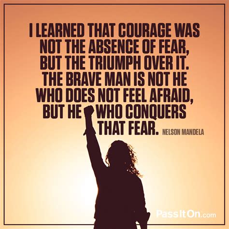 Nelson Mandela Quotes On Courage