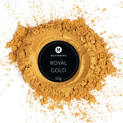 Royal Gold Epoxy Resin Color Pigment Mica Powder 50g Meyspring