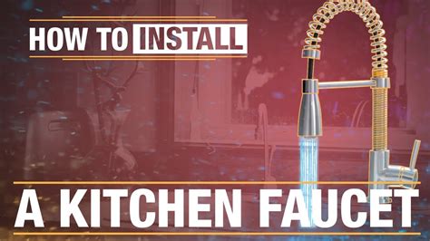 How To Install A Kitchen Faucet Youtube