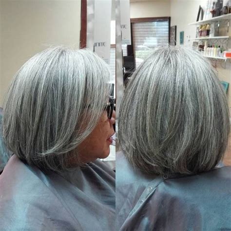 65 Gorgeous Gray Hair Styles To Inspire Your Next Chop Long Gray Hair