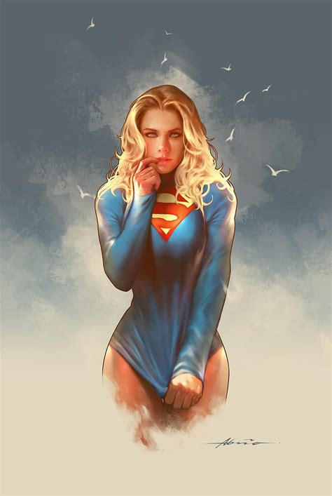 Supergirl Comic Art Women Digital Art Wallpaper Pr By Naiksaish On