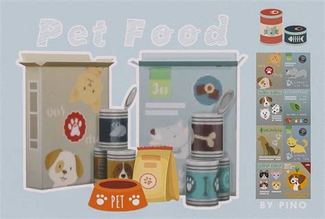Decor Pet Food Download Sfs Sims 4 Pets Sims Pets Sims 4 Cc Furniture