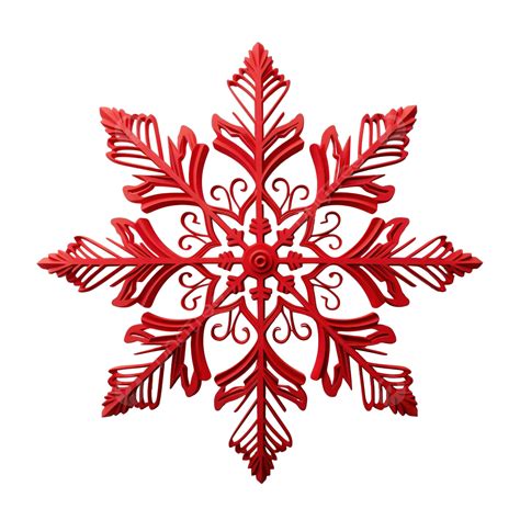 Isolate Red Snowflake Ball Candy Christmas Png Transparent Image And