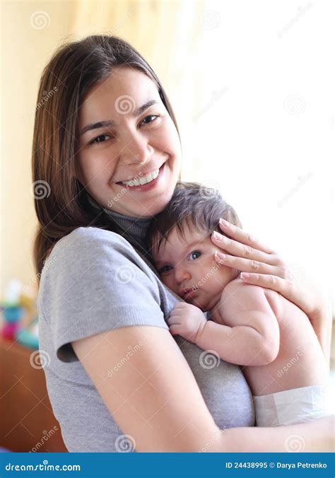 Happy Smiling Mother With Baby Royalty Free Stock Photo Image 24438995