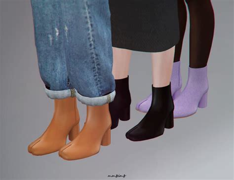 Tabi Ankle Boots From Mmsims • Sims 4 Downloads
