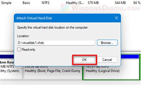 How To Open Or Delete Vhdxvhd File In Windows 11