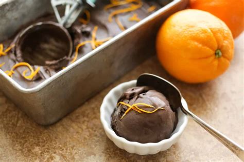 Dark Chocolate Orange Ice Cream Barefeet In The Kitchen