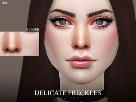 Freckles For Your Sims Found In Tsr Category Sims 4 Female Skin