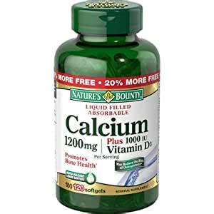 In combination with a healthful diet, this calcium and vitamin d supplement may also help reduce the risk of osteoporosis and help seniors conserve their teeth. Amazon.com: Nature's Bounty, Calcium Plus Vitamin D3, 400 ...