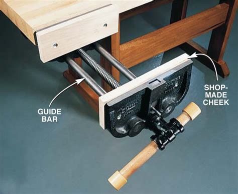 See which workbench accessories you need for your woodworking hand tools. Best Woodworking Front Vise - ofwoodworking