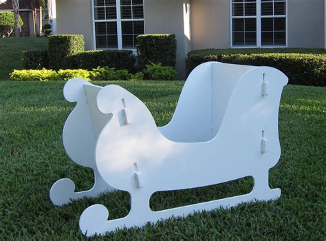 What to do with a wooden reindeer for christmas? Christmas Outdoor Santa Sleigh and 2 Reindeer Set:Amazon ...