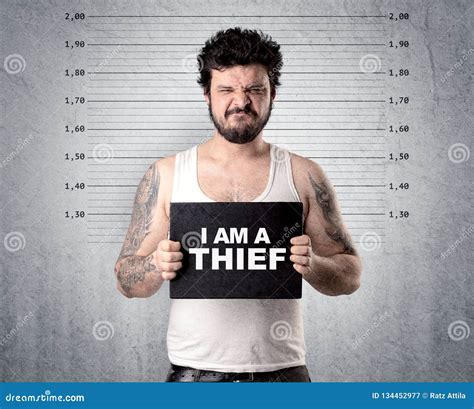 Thief In Jail Stock Image Image Of Face Fail Jail 134452977