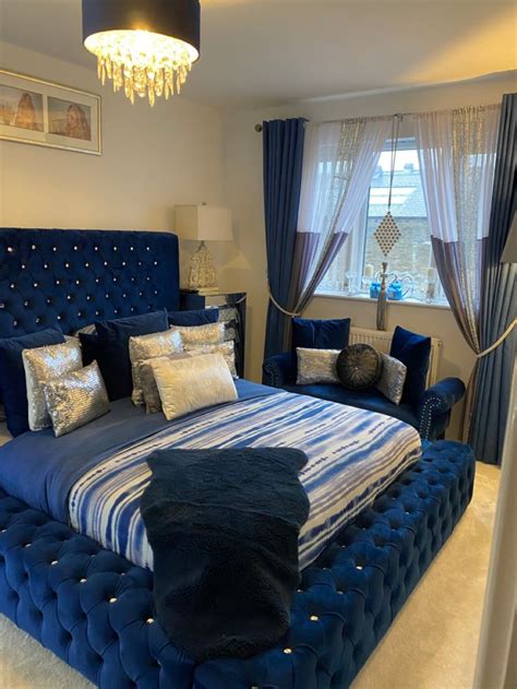 Royal Blue Bedroom Blue Bedroom Decor Apartment Decor Inspiration