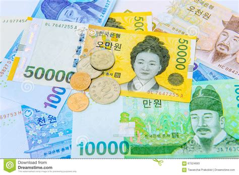 Embed this unit converter in your page or blog, by copying the following html code South Korean Won Currency. Stock Photo - Image: 67524693
