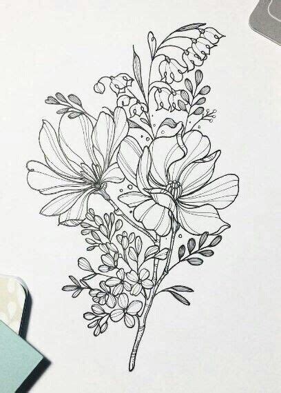 Floral prints are the perfect choice for women who like elegant and chic styles, you can use flower wrist tattoos as an accessory. Flower Doodle #floral #flower #flowers #doodle | Blumen ...
