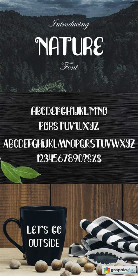 Nature Font Free Download Vector Stock Image Photoshop Icon
