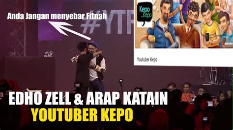Youtuber Kepo Dimaluin Sama Edho Zell And Reza Oktovian Di Youtube