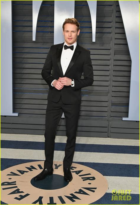 sam heughan attends oscars after party with girlfriend mackenzie mauzy photo 4045359 photos