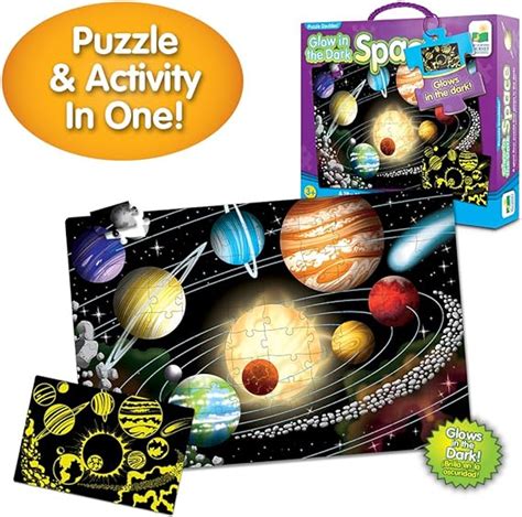 The Learning Journey Puzzle Doubles Glow In The Dark Space Jigsaw