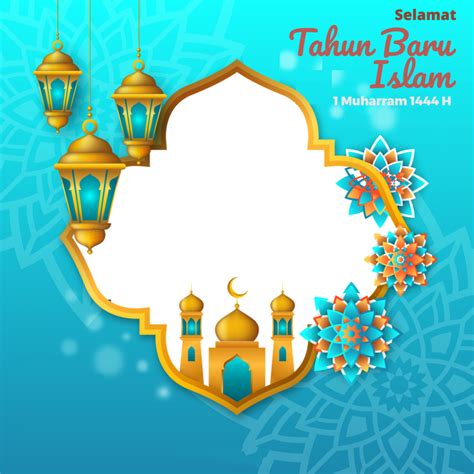 100 Twibbon Tahun Baru Islam 1 Muharram 1444 H 2022 Download Disini