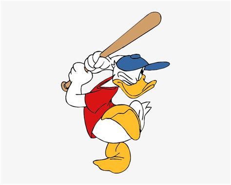Graphic Library Download Baseball Clipart Donald Duck Playing