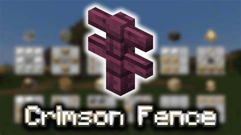 Crimson Fence Wiki Guide 9minecraftnet
