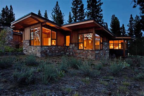 Stunning Rustic Mid Century Inspired Home In The Sierra Nevada