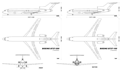 Schematics Of Boeing 727 100 المرسال