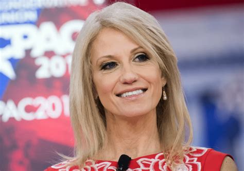 She was trump's campaign manager during his 2016 presidential campaign. Kellyanne Conway, Counselor To President Donald Trump, To ...