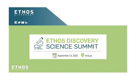 Ethos Discovery Science Summit On Demand Vetbloom
