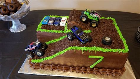 Monster Jam Birthday Cake Monster Truck Cake 2 Layer 12 Sheet