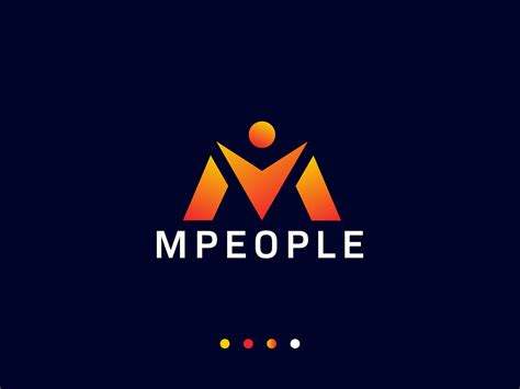 Modern Letter M People Logo Design By Sahenur On Dribbble