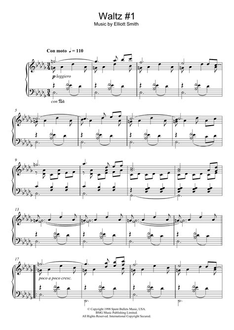 Waltz 1 Sheet Music Christopher Oriley Piano Solo