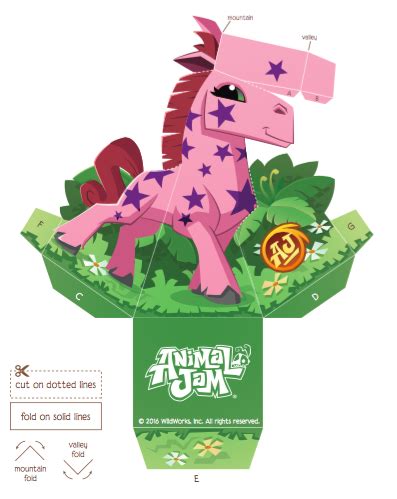 Maybe you would like to learn more about one of these? Horse Hollow Face - Animal Jam Academy | Animal jam, Paper ...
