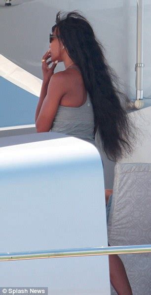 Naomi Campbell And Adrien Brody Enjoy An Intense Yoga Session On Board