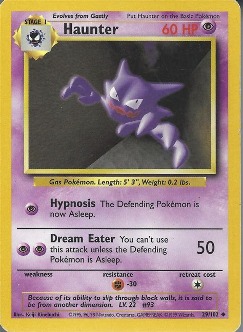 We did not find results for: Haunter Uncommon Pokemon Card Original Base Set 29/102 | eBay