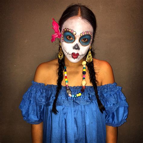 Dia De Los Muertos Day Of The Dead Halloween Face Makeup