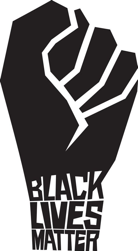 Black Lives Matter Fist 4607660 Vector Art At Vecteezy