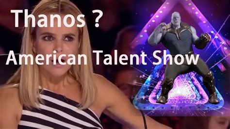 Spider Man And Thanos Dancing On Americas Got Talent Youtube