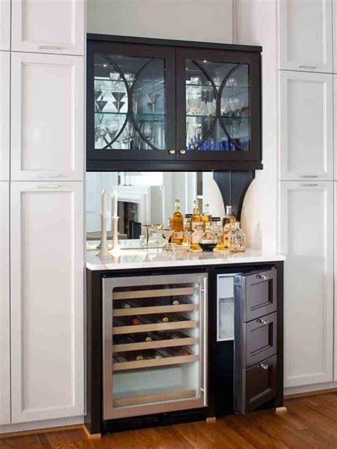 How to make small cabinet. Bar Cabinet With Wine Fridge - Foter | Small bars for home ...