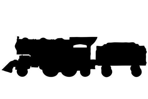 Steam Train Silhouette At Getdrawings Free Download