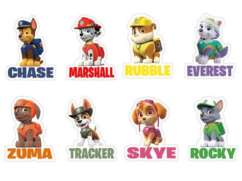 Personajes Paw Patrol El Taller De Hector