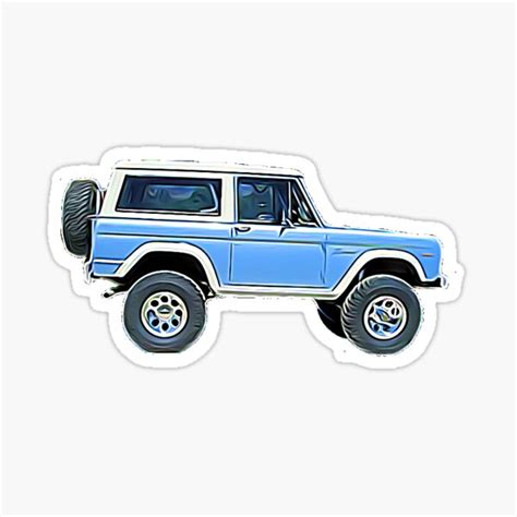 Ford Bronco Stickers Redbubble