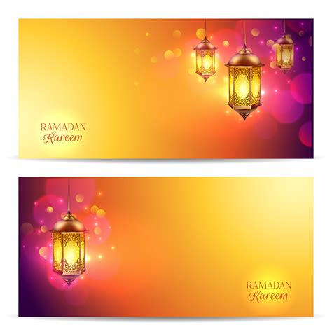 Ramadan Banner Set 478476 Vector Art At Vecteezy