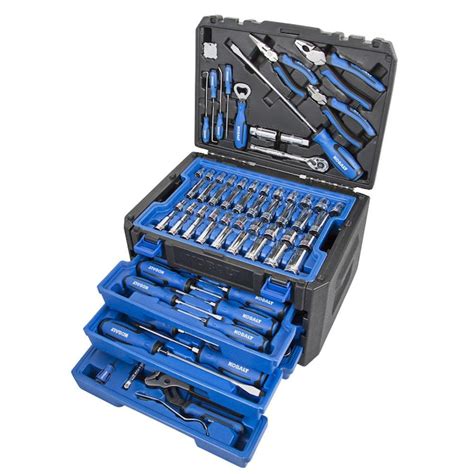 Kobalt 80 Piece Household Tool Set With Hard Case In The Household Tool