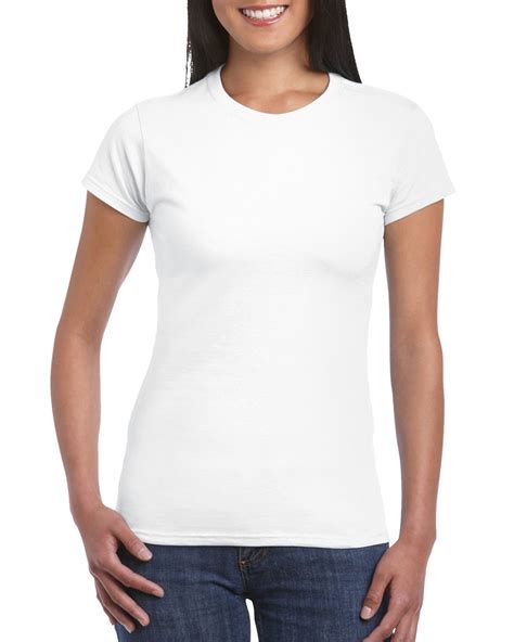 Blanca Camiseta De Cuello Redondo Para Mujer Personalizada Malda