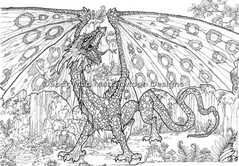 Cool Dragon Coloring Pages For Adults