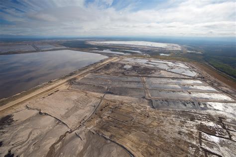 Aerial Photo South Tailings Pond Alberta Oilsands
