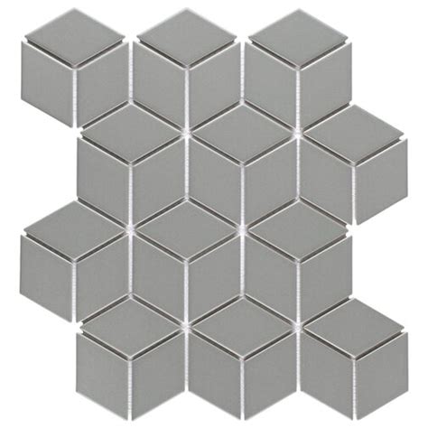 Elitetile Retro 2 X 3 Porcelain Grid Mosaic Wall And Floor Tile