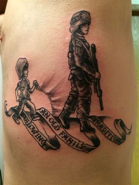 Father and daughter portrait by shadowtat on deviantart. Father son military tattoo | Tattoo for son, Father son ...